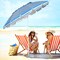 Costway 8 FT Beach Umbrella Outdoor Tilt Sunshade Sand Anchor W/Carry Bag